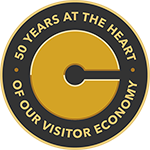 50 years of Cumbria Tourism logo