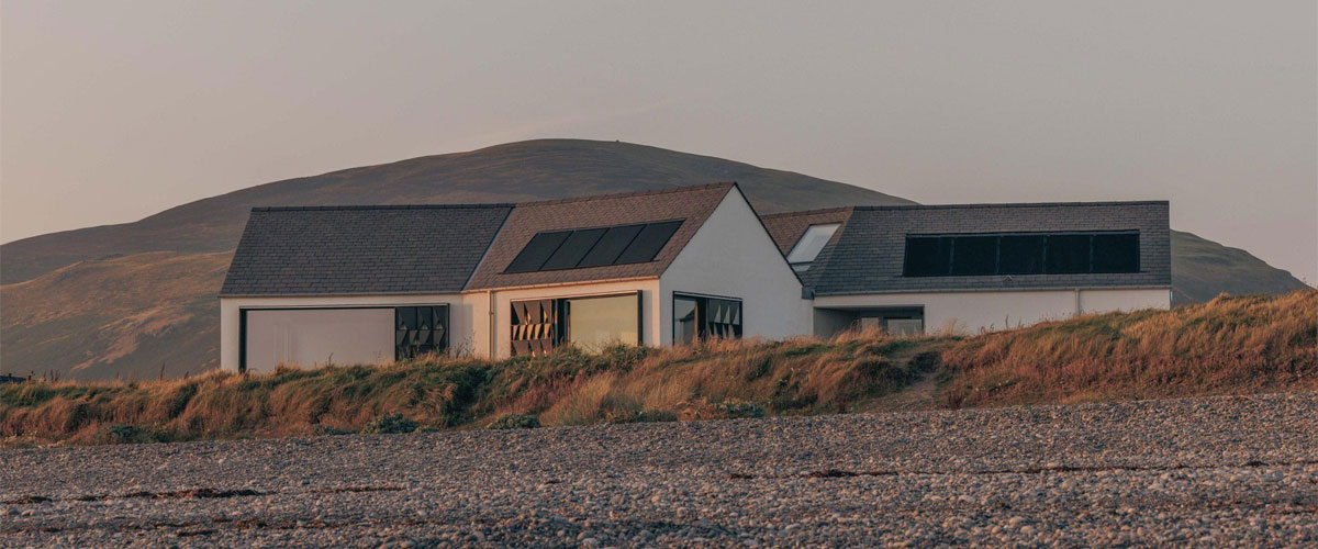 Sunset Cafe at Silecroft Beach, Cumbria