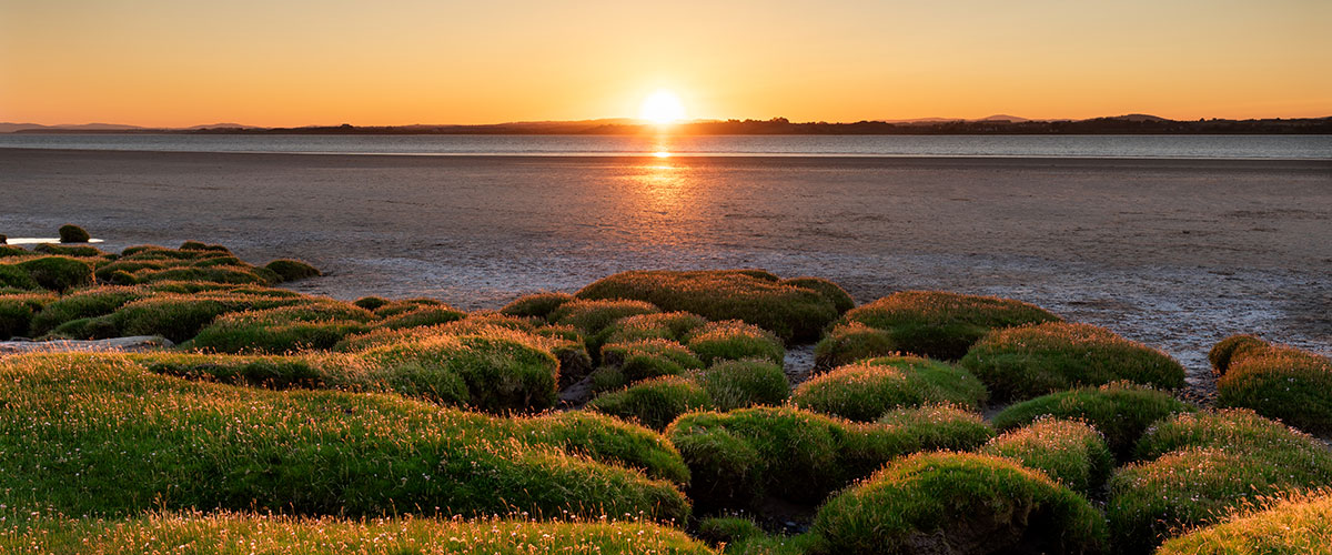 Sunset over Solway Coast