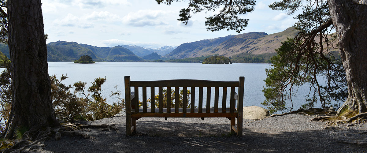 Friars Crag on hte banks of Derwentwater, Keswick.