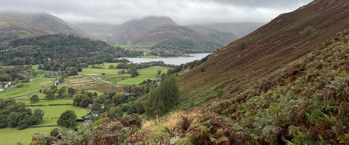 Scenic views over Brothers Water