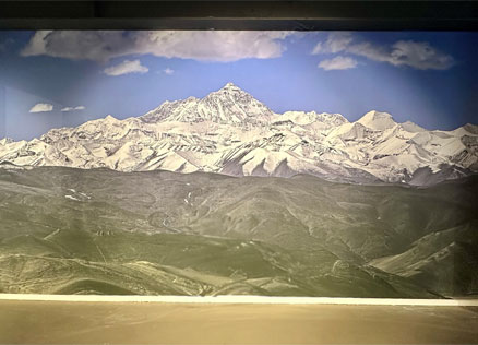 Display at the Everest Revisited Exhibition at Rheged in Penrith, Cumbria