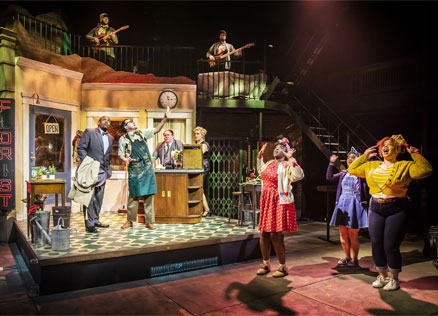 Cast Performing on Stage at Theatre by the Lake in Keswick, Cumbria