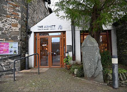 Entrance to The Armitt Museum in Ambleside, Lake District