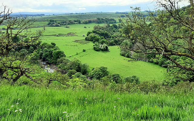 View from Birdoswald Roman Fort