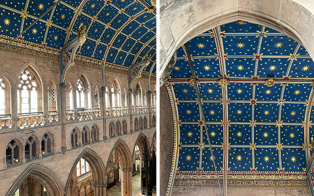 Views of the interior of Carlisle Cathedral