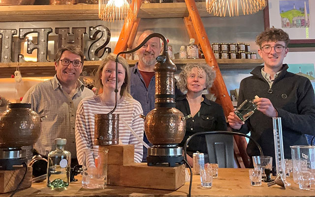 Group photo from the experience day at Shed 1 Distillery, Ulverston