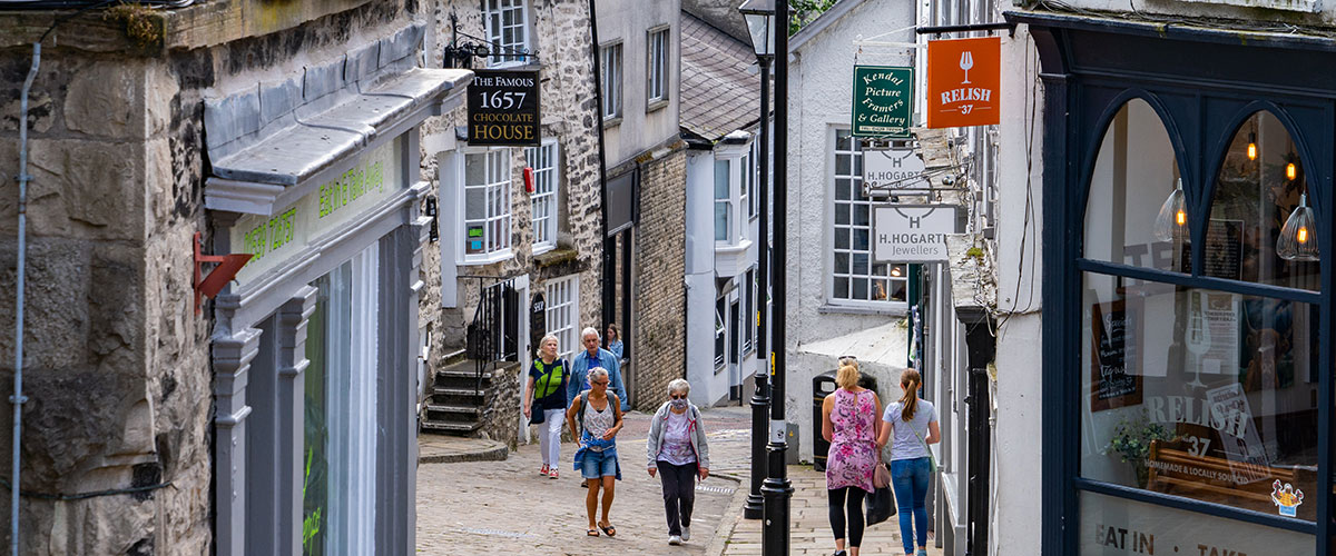 Shop locally - Kendal town centre.