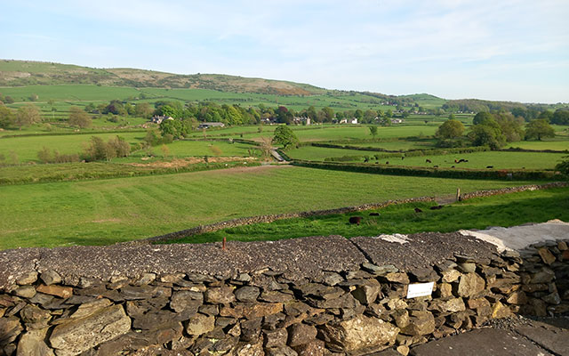 View from our location during our stable stay